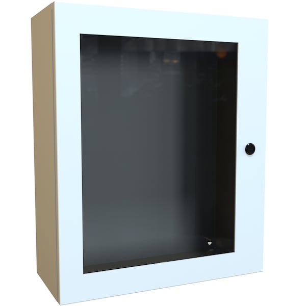 Hammond 1/4 Turn Latch Electrical Enclosures, 24 in H, 8 in D, 20 in W, NEMA 4, Steel EN4SD24208WLG - main